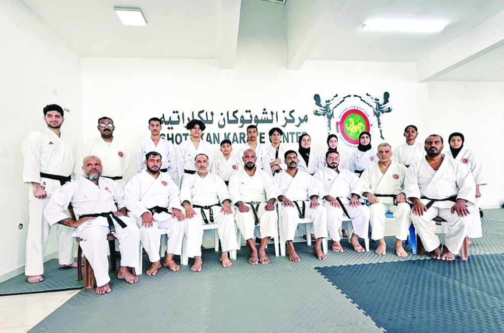  Shotokan Karate members after the promotions