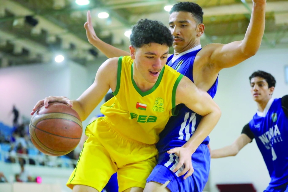 Seeb and Nizwa players in action