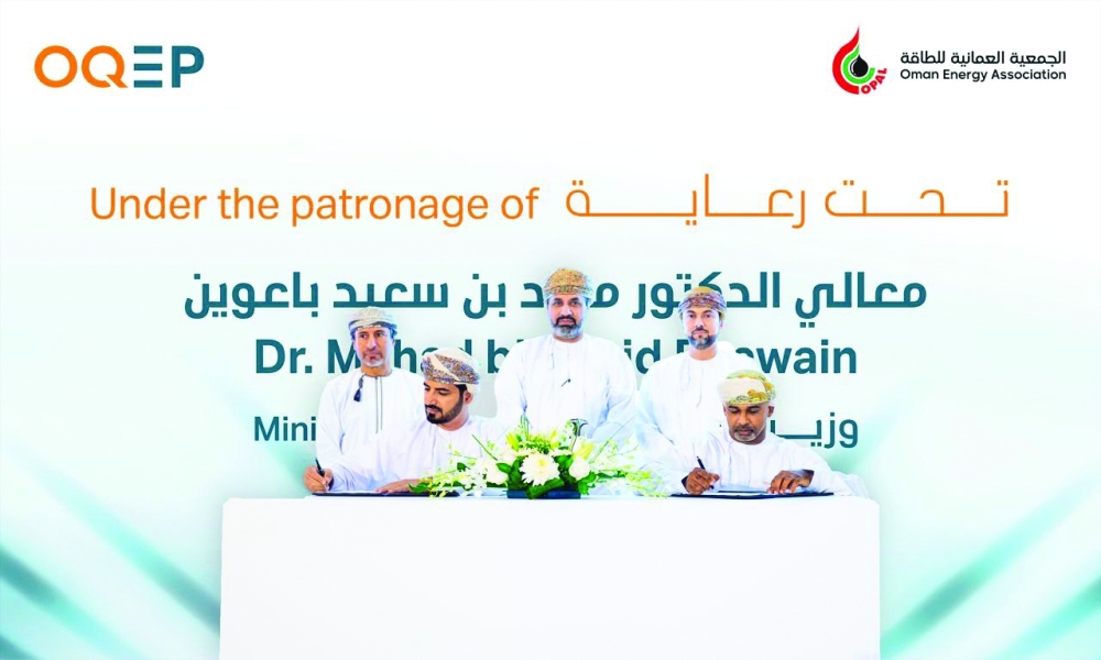 Officials of OQEP and OPAL at the agreement signing on Monday.