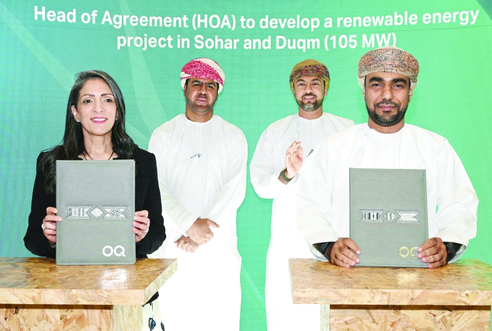 The agreement sets the stage for developing renewable energy solutions to power Vale’s pelletising plant in Sohar Port.