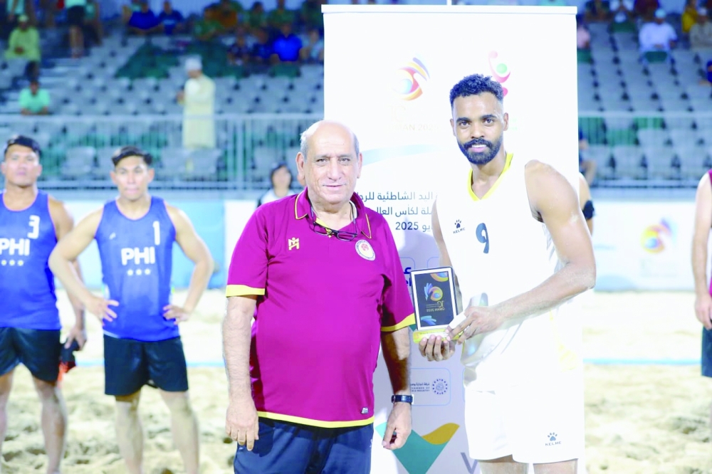 Oman Muhannad al Zarafi was named as best player of the match.