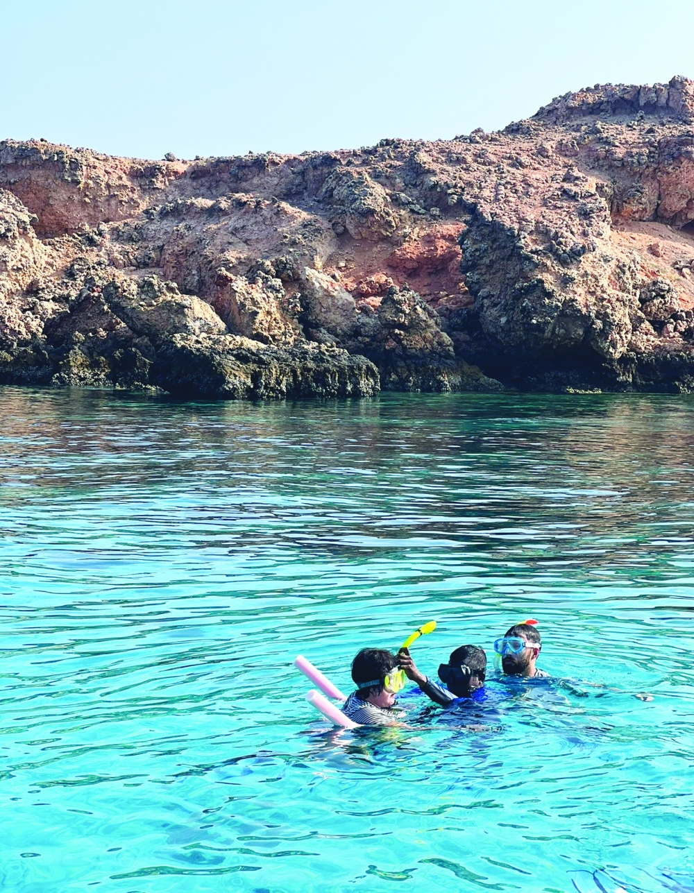 An ideal time for snorkels, snacks, and sunscreen