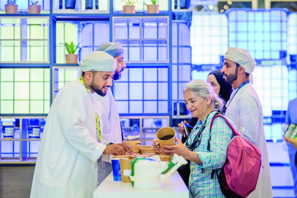 The company aims to increase green spaces in Duqm in support of the national initiative to plant wild trees.