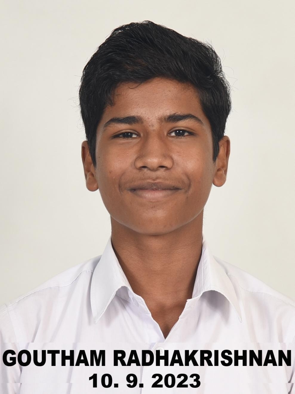 GOUTHAM RADHAKRISHNAN (98.6%)- CLASS X
