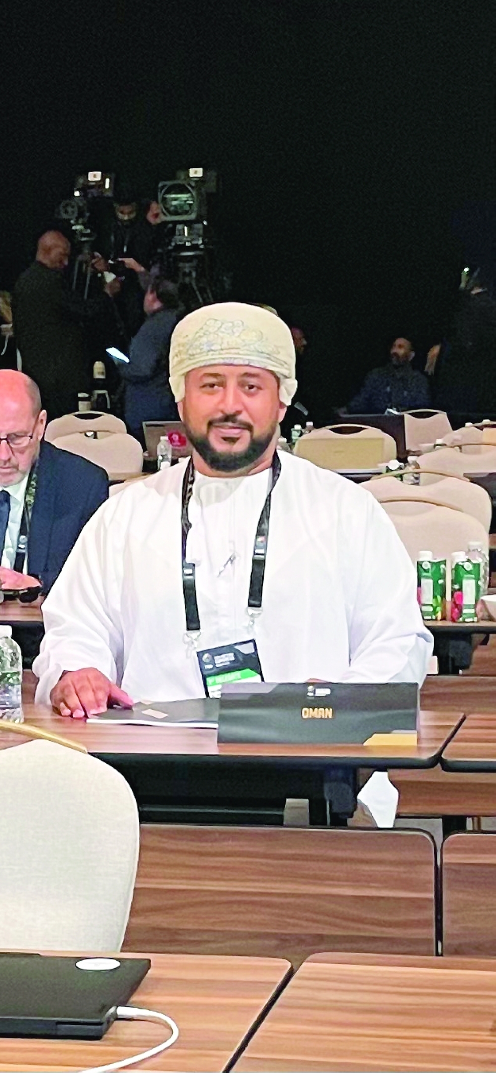 OBA Vice-Chairman Abu Bakr al Jahwari attends the Fiba Mid-Year Congress.