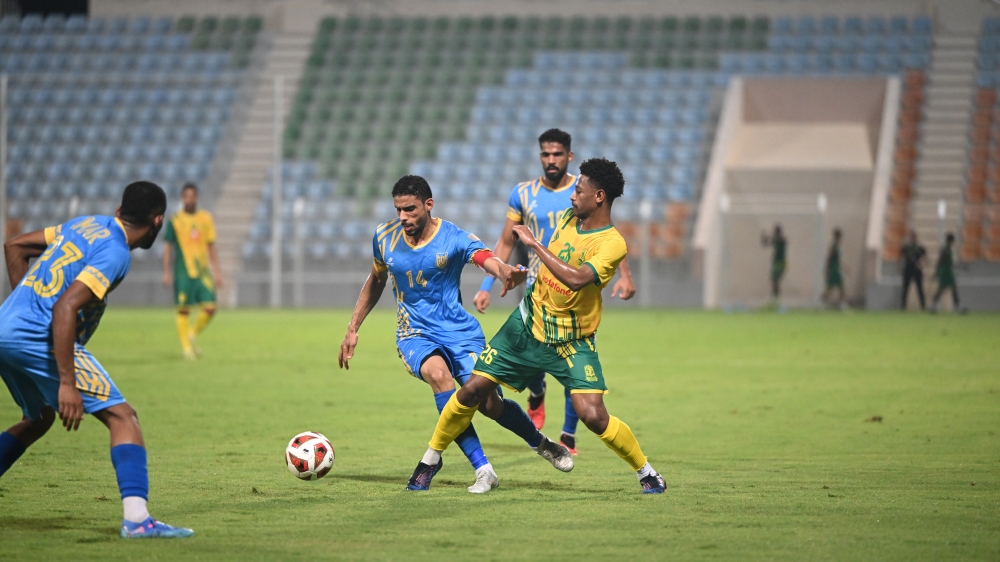 Seeb and Bahla players in action. — Abdulwahid al Hamadani 
