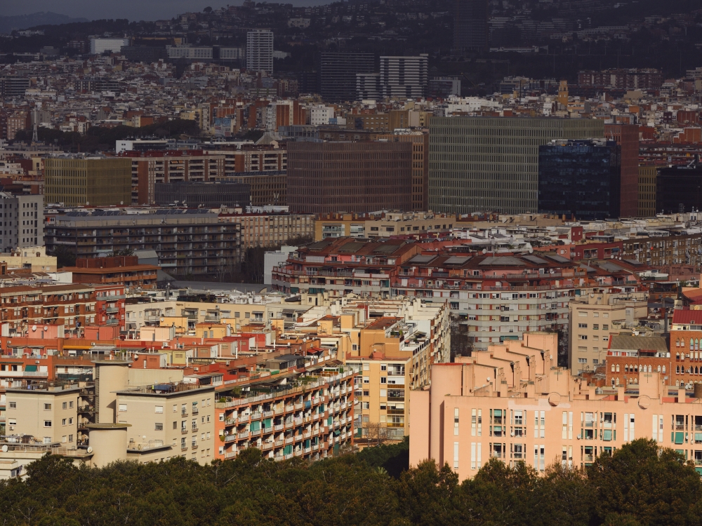 La Marina neighborhood, set to be a key site for new social housing in Barcelona, Spain, March 23, 2025. (Mariano Herrera/The New York Times)