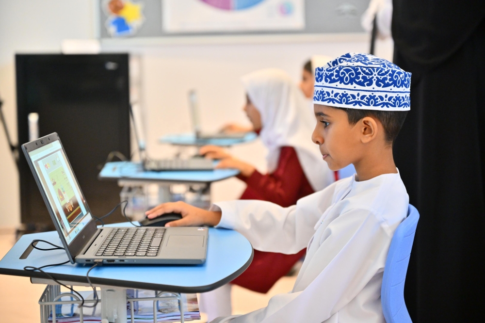 The project is an integral part of a broader vision for digital transformation in education. PHOTO BY FAISAL AL BALUSHI