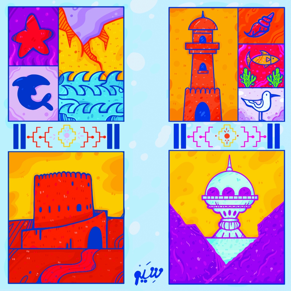 A dreamweaver of Omani heritage through digital art