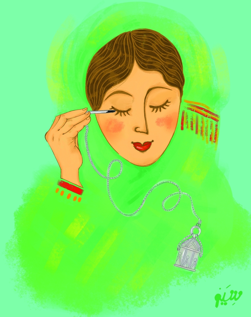 A dreamweaver of Omani heritage through digital art