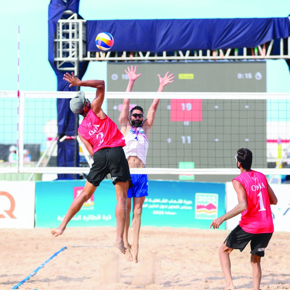Oman team during the final stage 