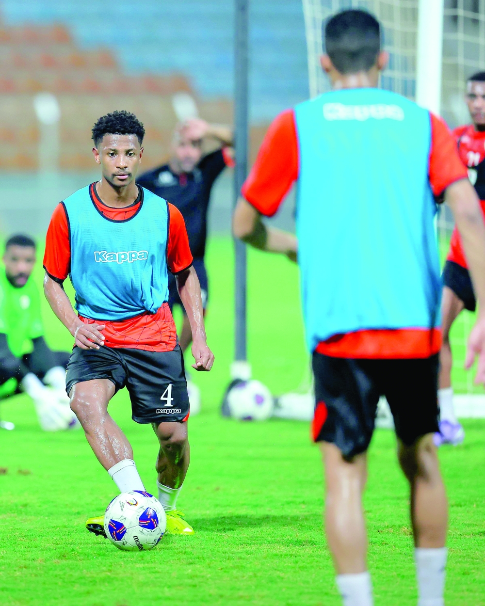 Oman players during the training camp