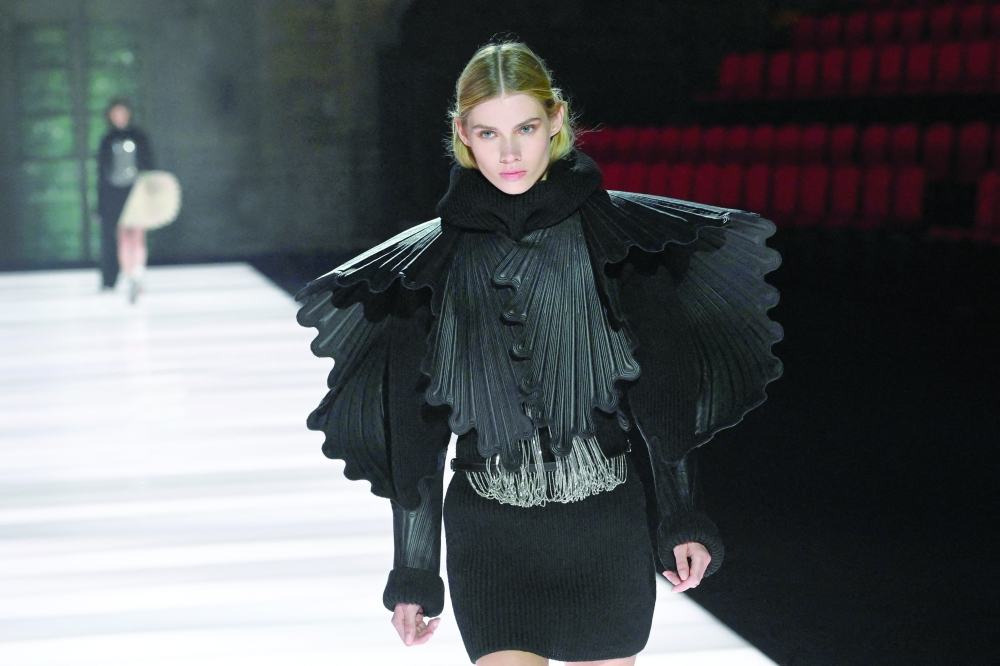 Louis Vuitton holds fashion show at France's Palais des Papes