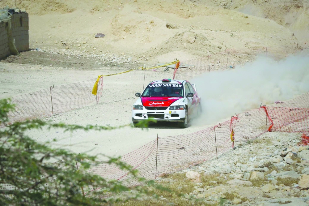 Shadi Shaban in action at last year's Jordan Rally.