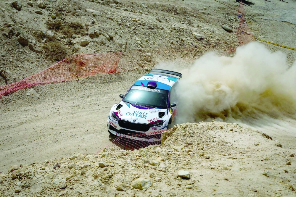 Nasser Saleh Al Attiyah on way to victory in Jordan last year.