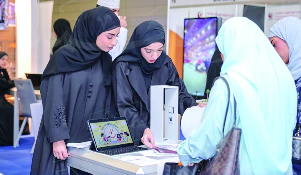 The career fair provides a unique platform for developing Omani talent.