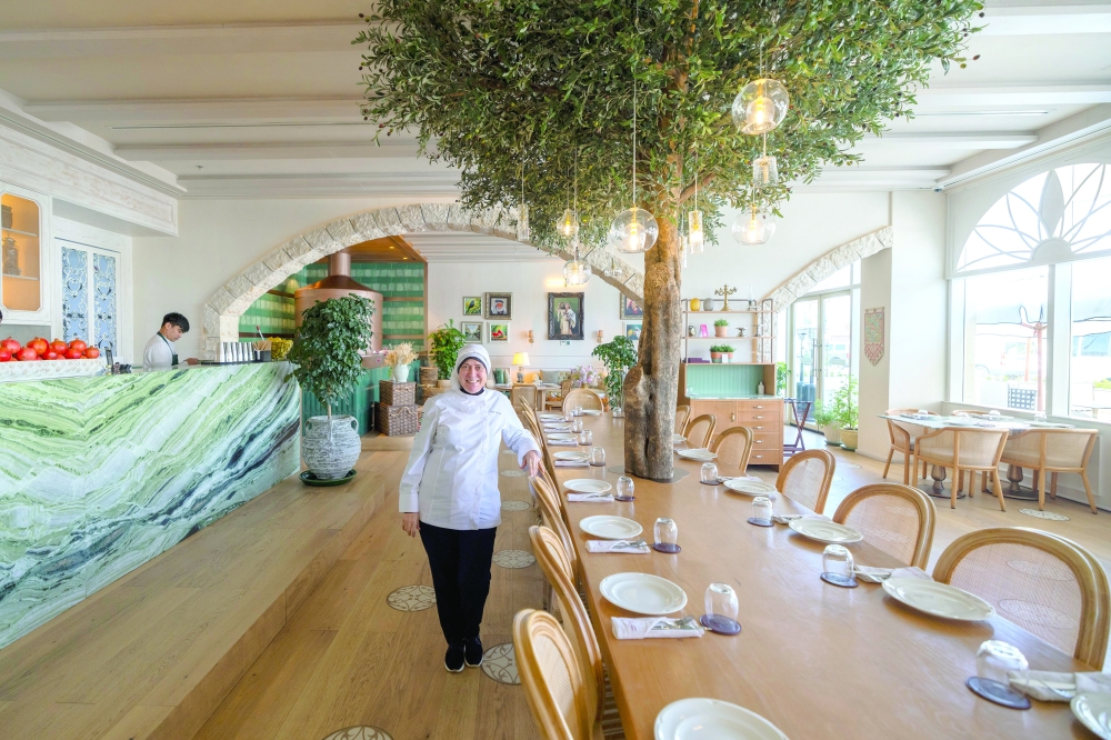 Salam Dakkak, the chef-owner of Bait Maryam, at the restaurant in Dubai, United Arab Emirates. — The New York Times