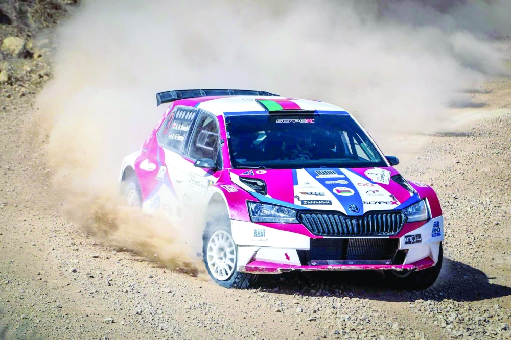 Abdullah al Rawahi on day two in Jordan