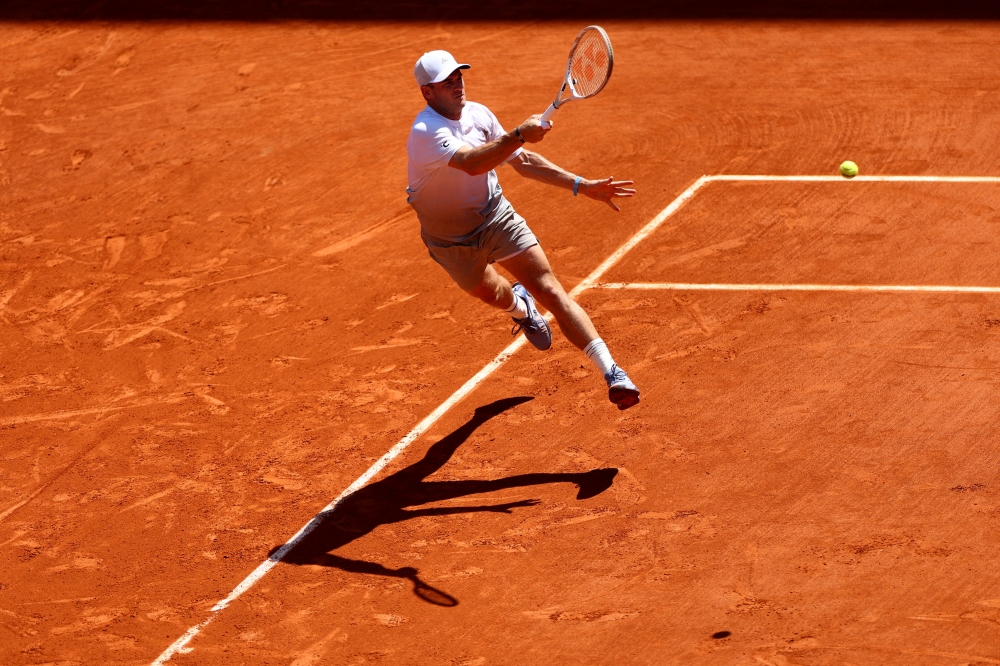 Tommy Paul in action during his 4th round match. — Reuters 