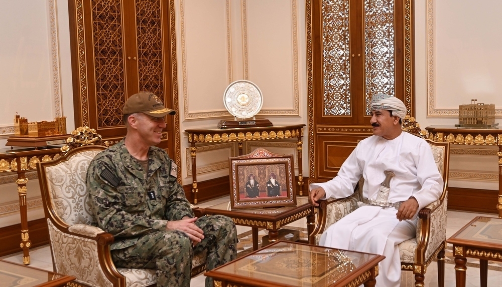 Gen Al Numani with Vice Admiral George M Wikoff.