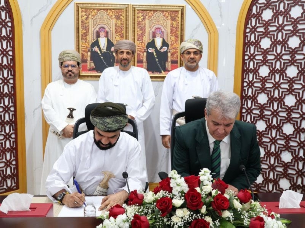 The deal was formalised in the presence of Dr Saud bin Hamoud al Habsi, Minister of Agriculture, Fisheries and Water Resources, and Sayyid Ibrahim bin Said al Busaidi, Governor of Musandam.