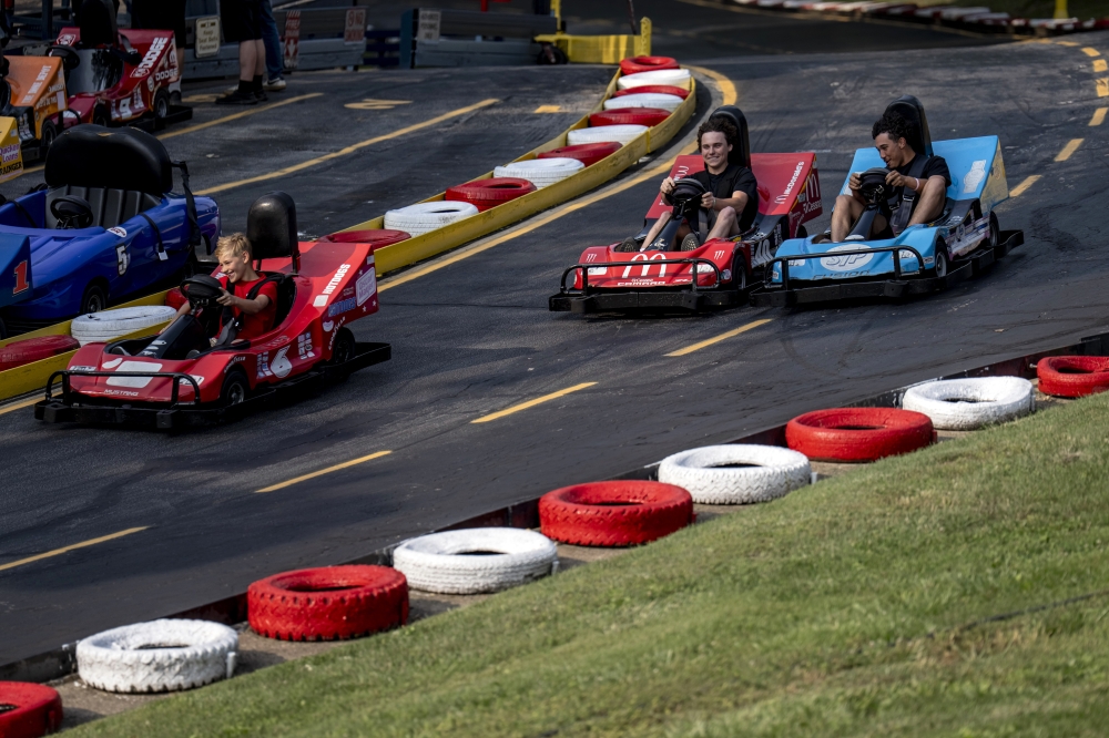 Racers at LeMans Go-Karts in Lake Ozark, Mo. — The New York Times