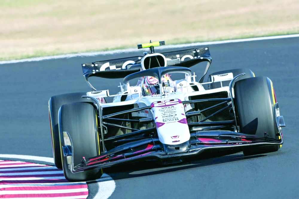 Driver during Japanese Grand Prix practice. — AFP