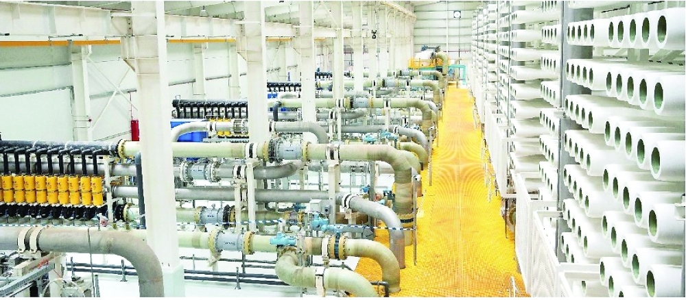 The project aligns with its commitment to a sustainable water management model. 