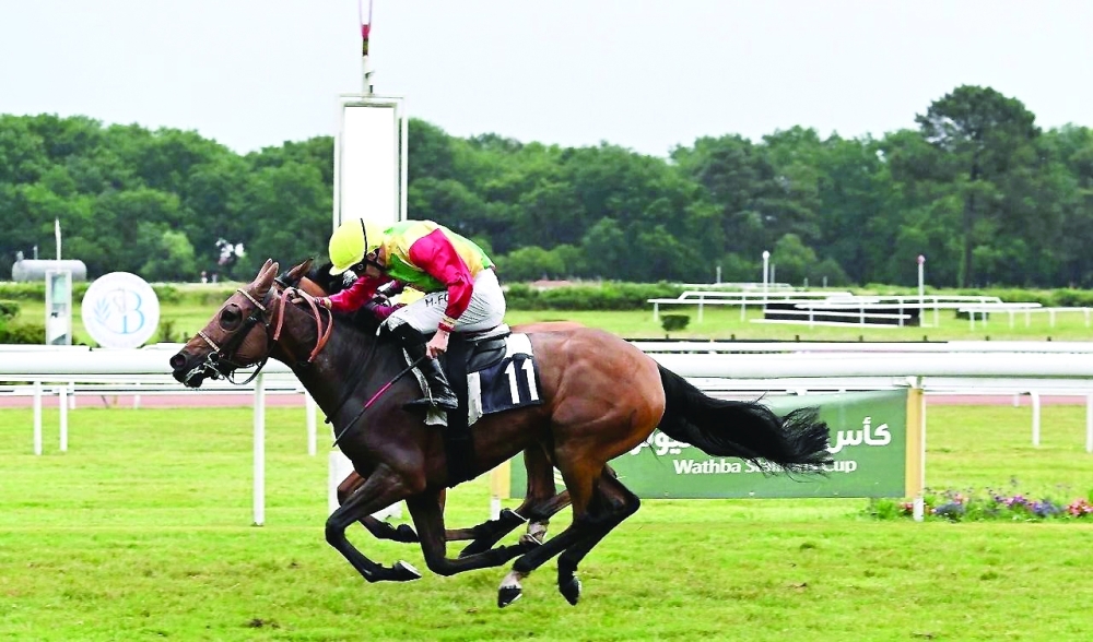 ‘ Al Rasha’ during the race