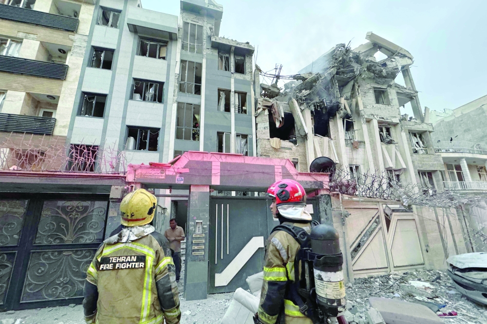 Israel hit about 100 targets in Iran on Friday, including nuclear facilities and military command centres. — AFP