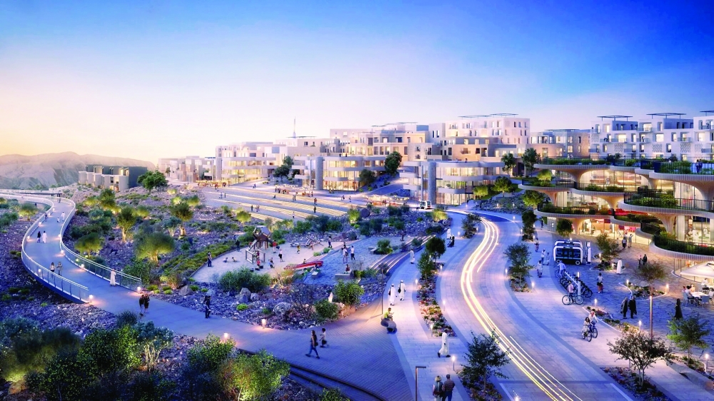Artist’s render of the Al Jabal Al Aali project.