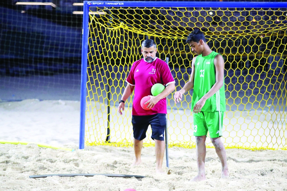 Coach Jaber al Balushi guides the training camp in Tunis 