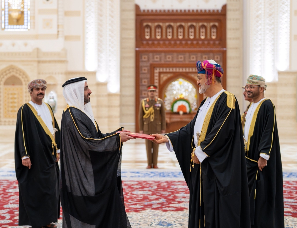 Shaikh Mohammed bin Maktoum bin Rashid al Maktoum, Ambassador of the United Arab Emirates (UAE) to the Sultanate of Oman.