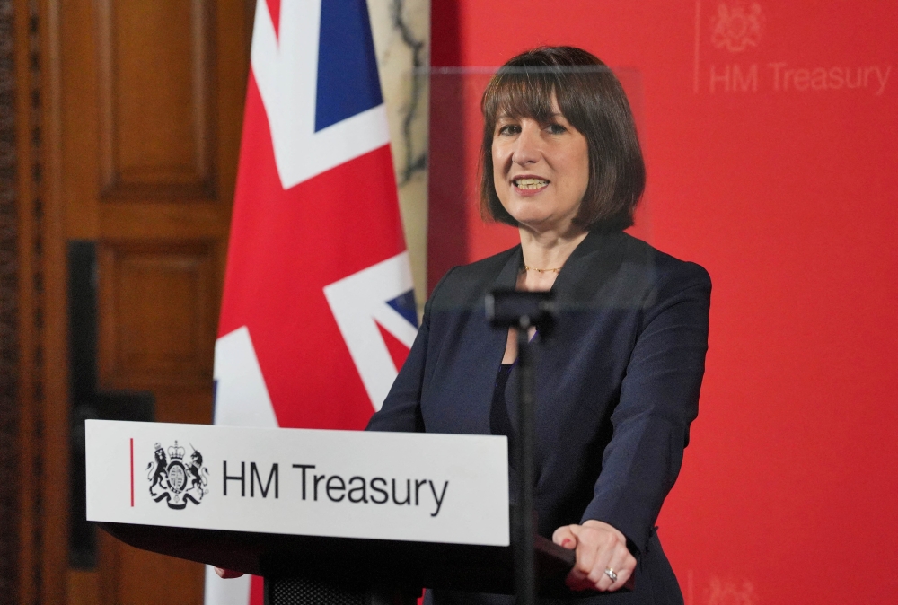 Chancellor of the Exchequer Rachel Reeves gives a speech at the Treasury in London, Britain. — Reuters