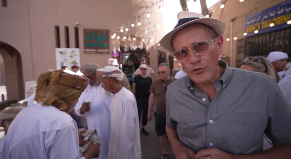 Richard Quest visits the famous Friday Nizwa goat auction market. - Pictures courtesy: CNN 