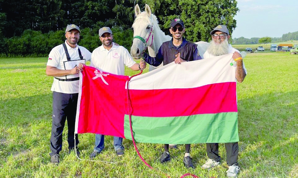 The competition included elite riders from nine different countries.