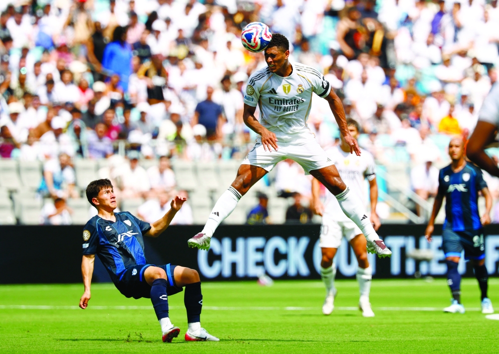 Real Madrid's Jude Bellingham in action. — Reuters