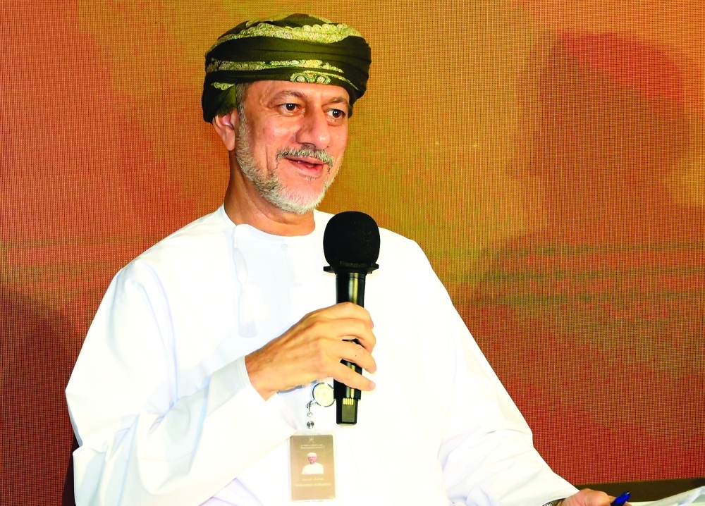 OIA President Abdulsalam bin Mohammed al Murshidi speaking at the media briefing on Sunday.