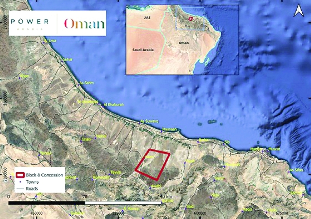 Location of Block 8 mining concession.