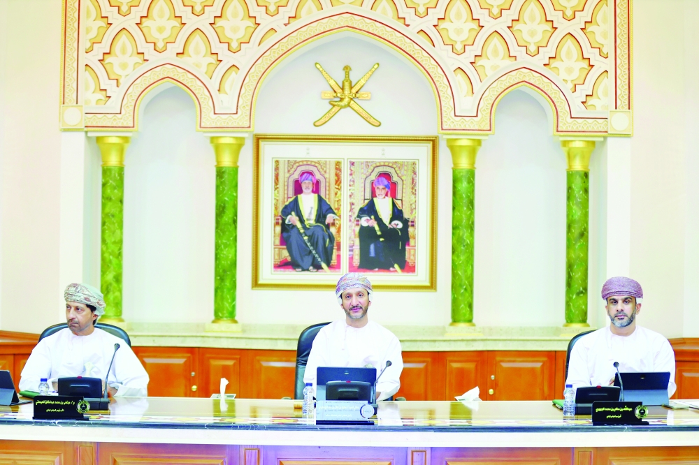 The meeting was held under the chairmanship of Sayyid Saud bin Hilal al Busaidy, Governor of Muscat.