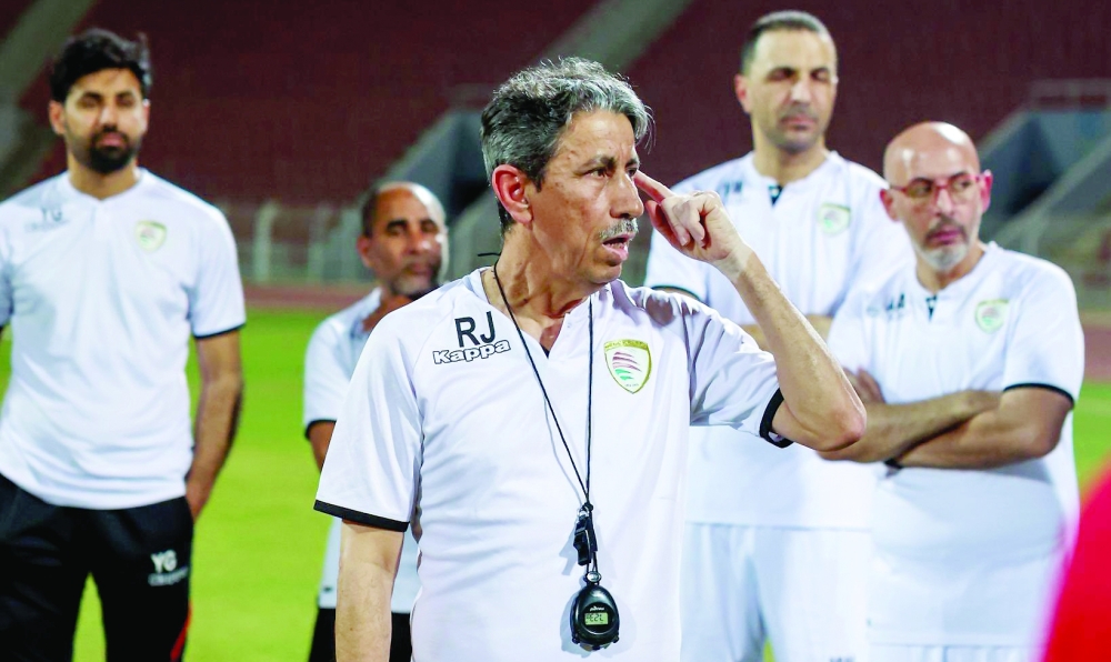 Oman head coach team, Rasheed Jaber