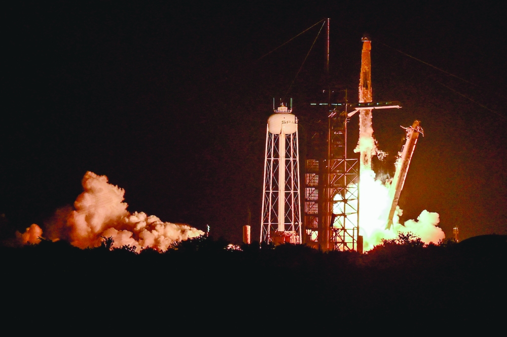 The Axiom-4 mission lifts off from NASA's Kennedy Space Center, Florida. — AFP