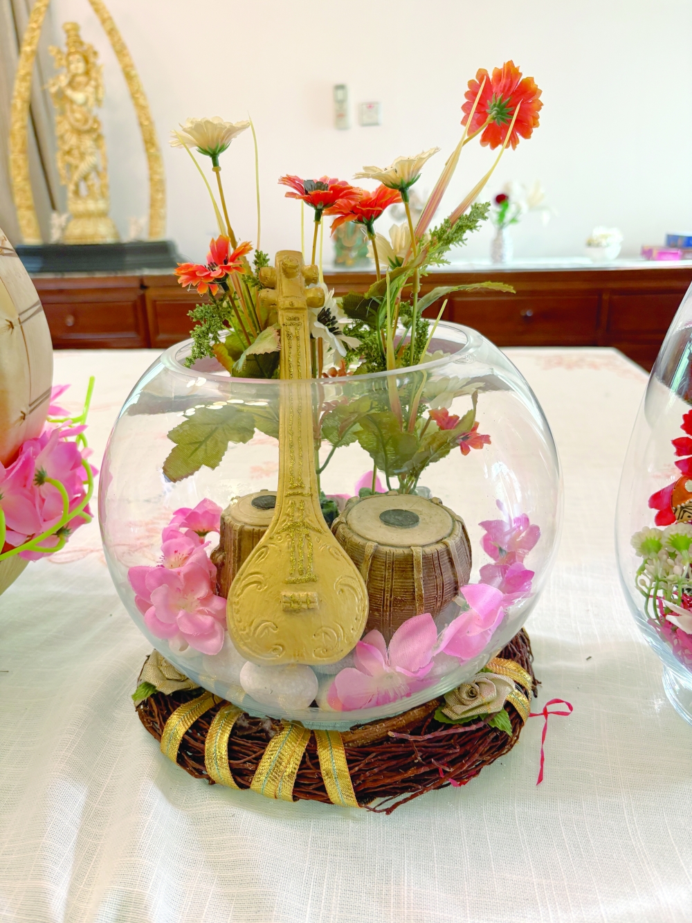 The Music of Flowers session held at the Muscat residence of Devyani Sampat