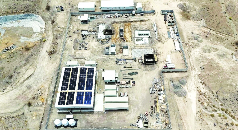 Overview of Green Tech Mining’s Arjaa Tailings Processing Calibration Plant (ATPCP) in Suhar.