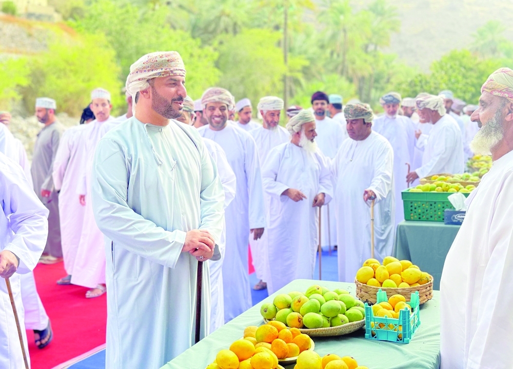 The festival aimed to highlight the Omani mango tree and promote it as an agricultural heritage