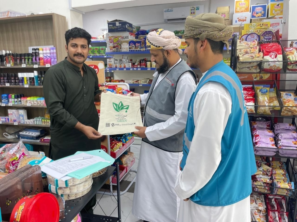 The campaigns included the distribution of environmentally friendly bags