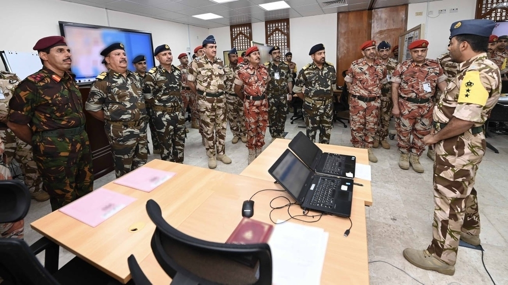 The exercise is being conducted by participants of the 38th course. - ONA