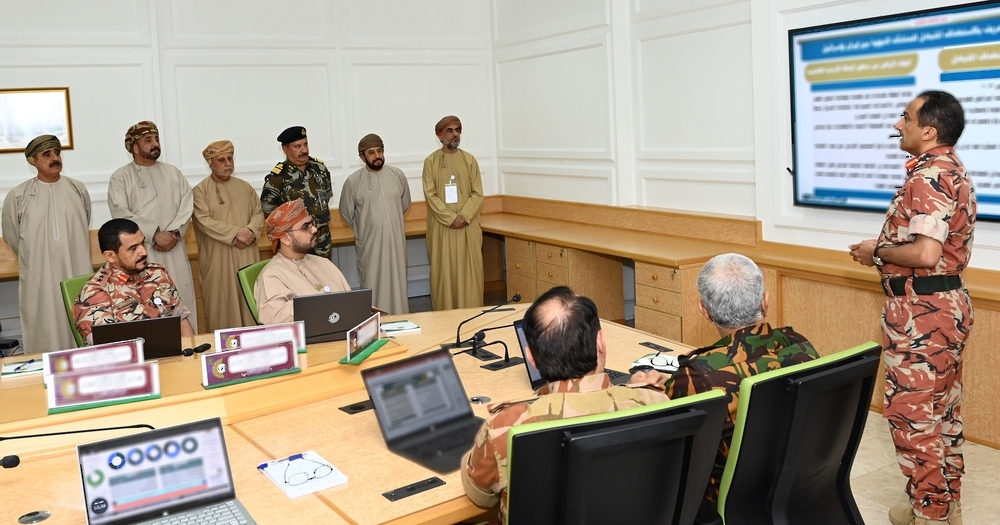 Maj Gen Hamed Ahmed Sakroon inspected the progress and activities  