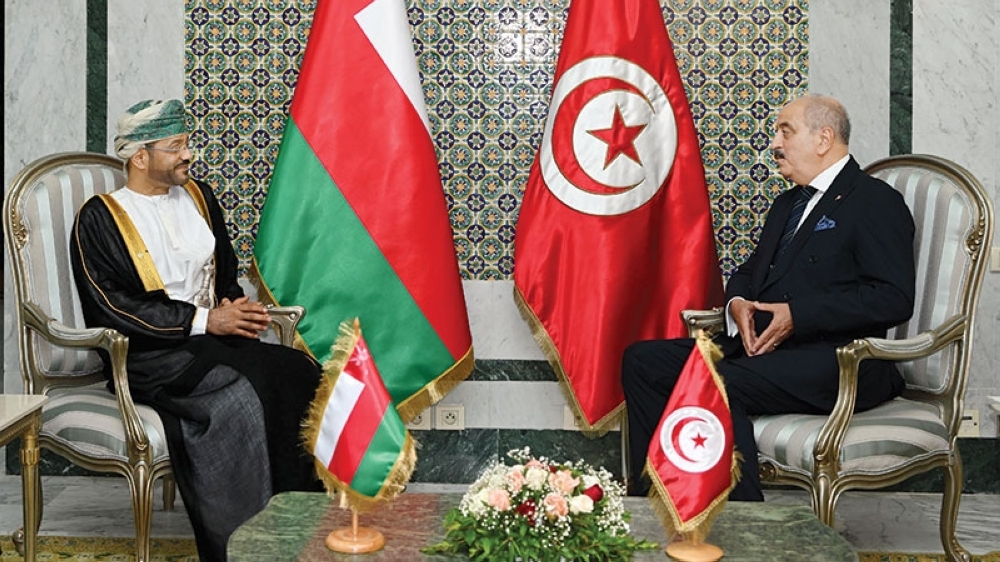 The two ministers reviewed the long-standing bilateral relations between Oman and Tunisia. — ONA