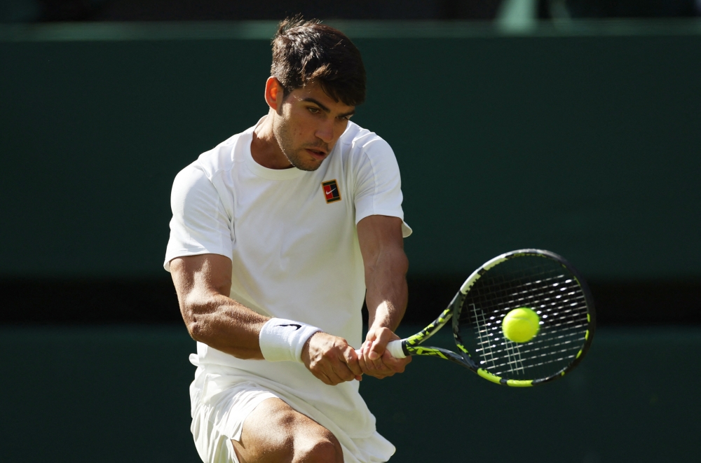 Spain's Carlos Alcaraz in action. — Reuters